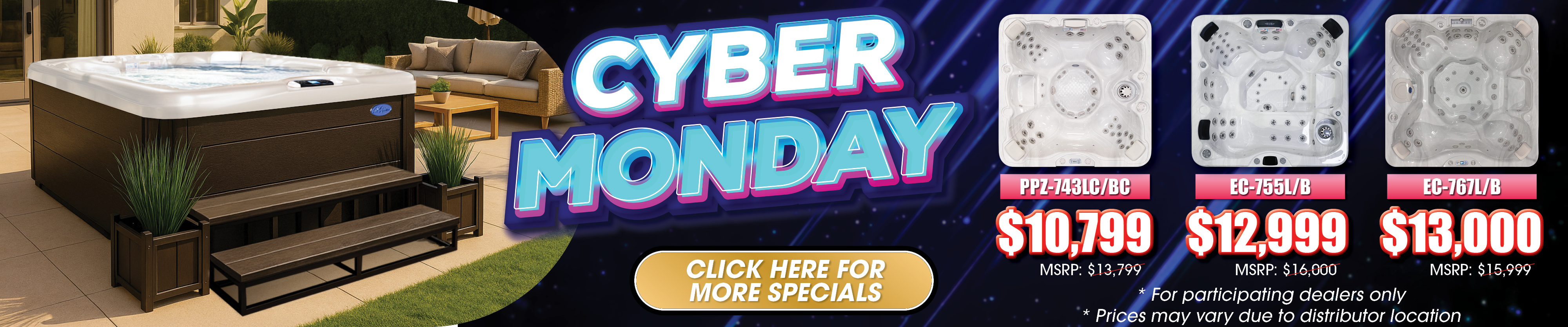 Calspas hot tub being used in a family setting - Pembroke Pines